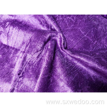 Dyed Polyester Crumpled Sofa Upholstery Fabric